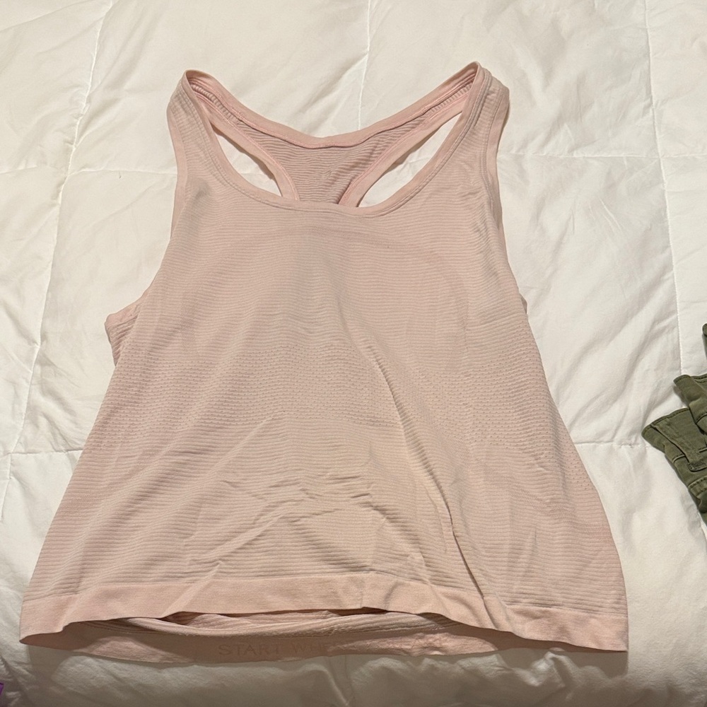 lululemon athletica Pink Tank Top